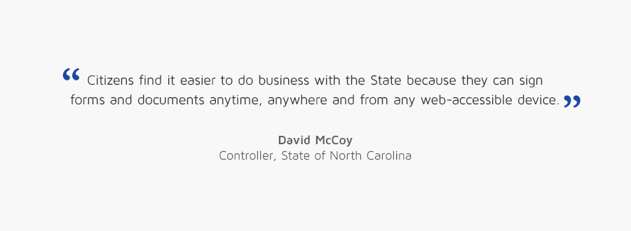 David McCoy, contrôleur, État de la Caroline du Nord