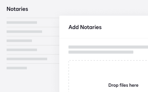 Prompt within DocuSign for user to add notaries