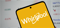 Dhaka, Bangladesh- 02 Nov 2024: Whirlpool logo is displayed on smartphone. — Stock Editorial Photography