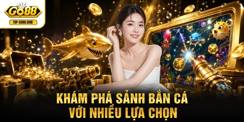 Khám phá sảnh bắn cá với nhiều lựa chọn